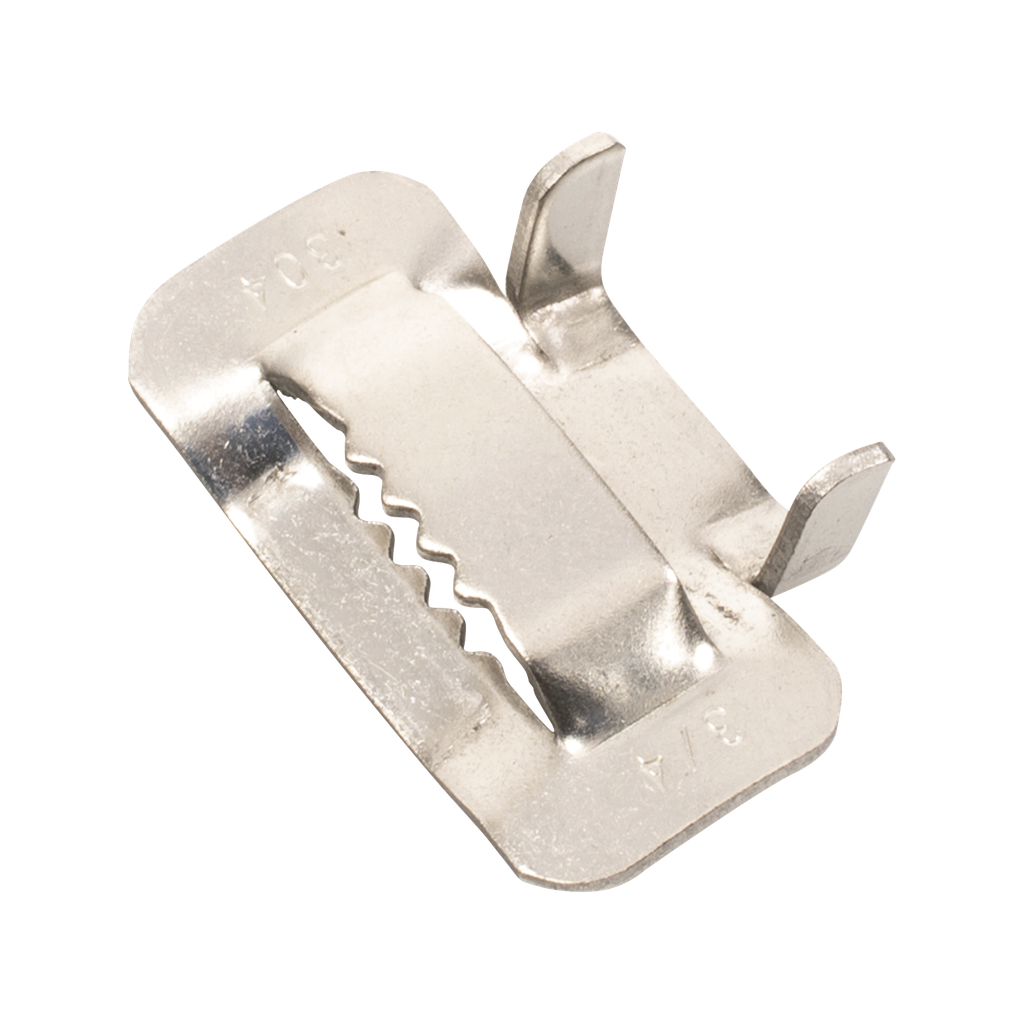 Hebilla de Acero Inoxidable T, 3/4, 100 piezas