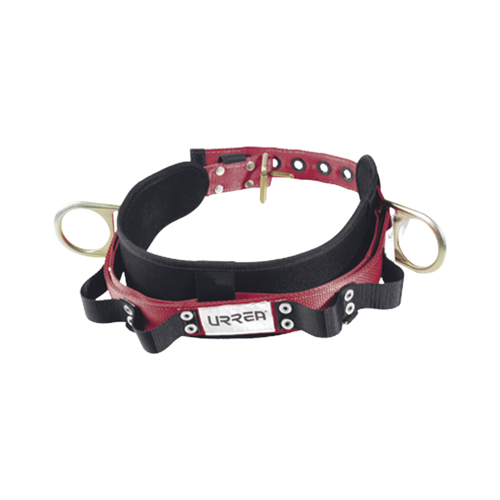 Cinturón para liniero, talla 36, con bandas para porta herramientas y dos anillos tipo D.