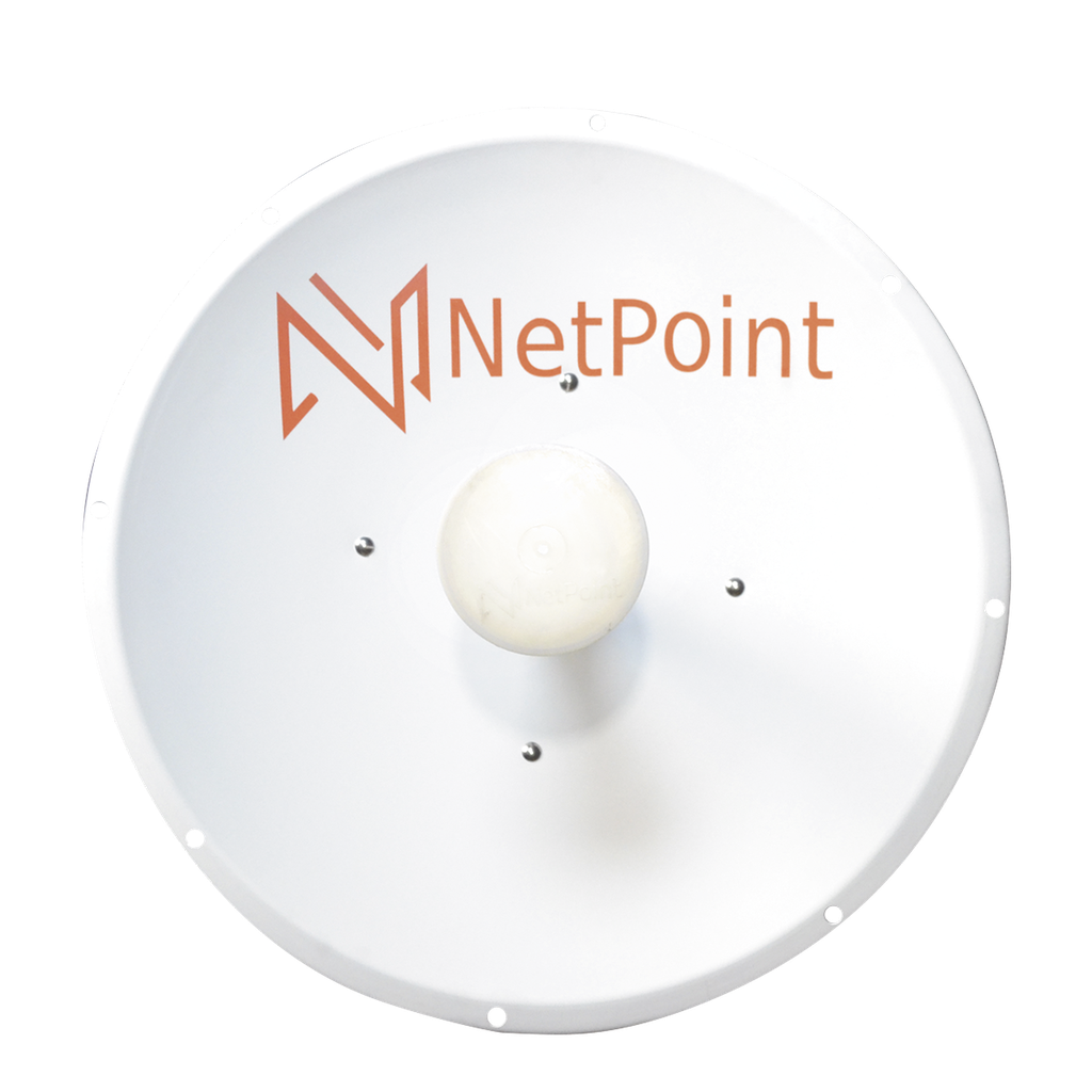 Antena Direccional / 3 ft / 4.9-6.4 GHz / Ganancia 34 dBi / SLANT de 45 ° y 90° / Incluye Jumpers con conector N-Macho a RSMA / montaje incluido.