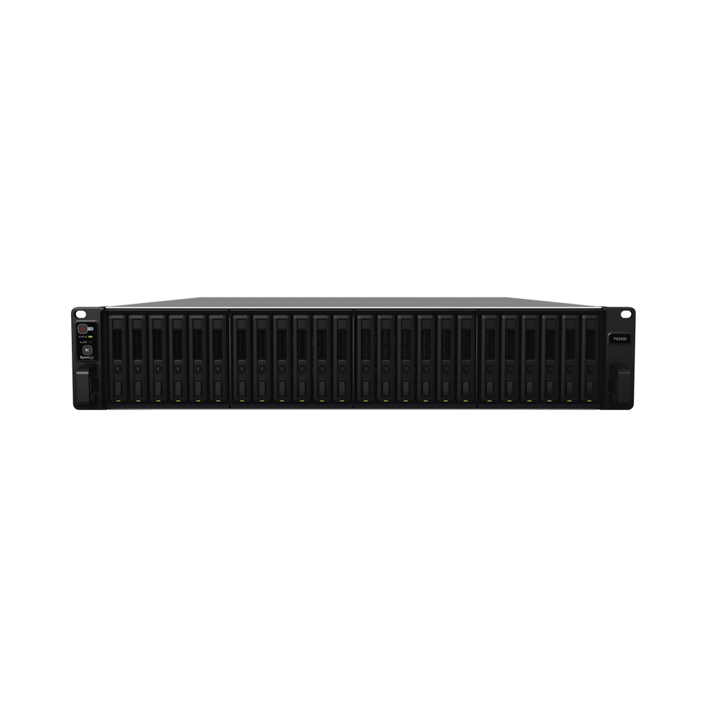 [FS3400] Servidor flash para rack de 24 bahías 2.5 / Expandible hasta 48 bahías / Hasta 276.48 TB
