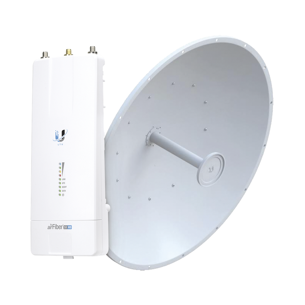 [AF5X-HD-34-S45] Airfiber Kit AF5X-HD con Antena Fiber 34 dBi Slant-45