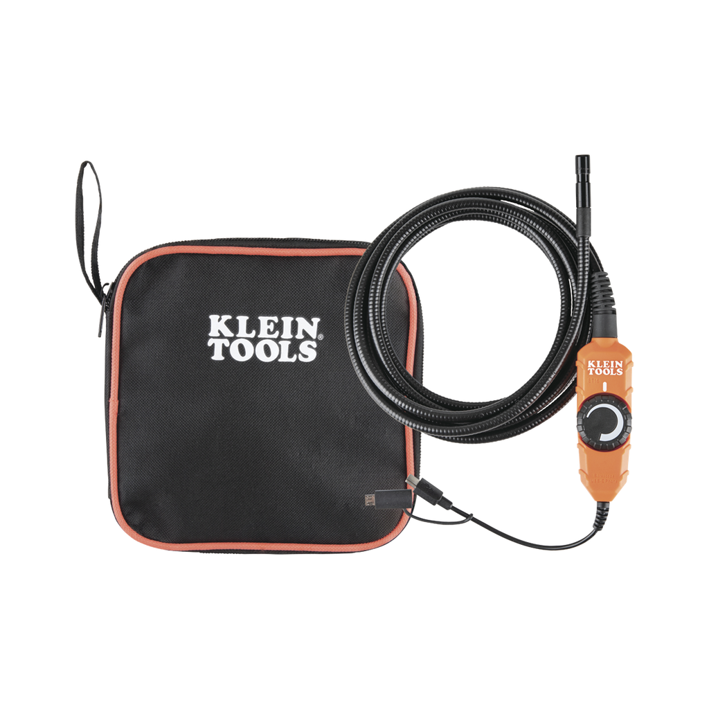 Cámara Boroscopio de Inspección con Conexión para Dispositivos Android®. Cuello de Cisne Blindado de 10 (3 m) y 6 Luces LED