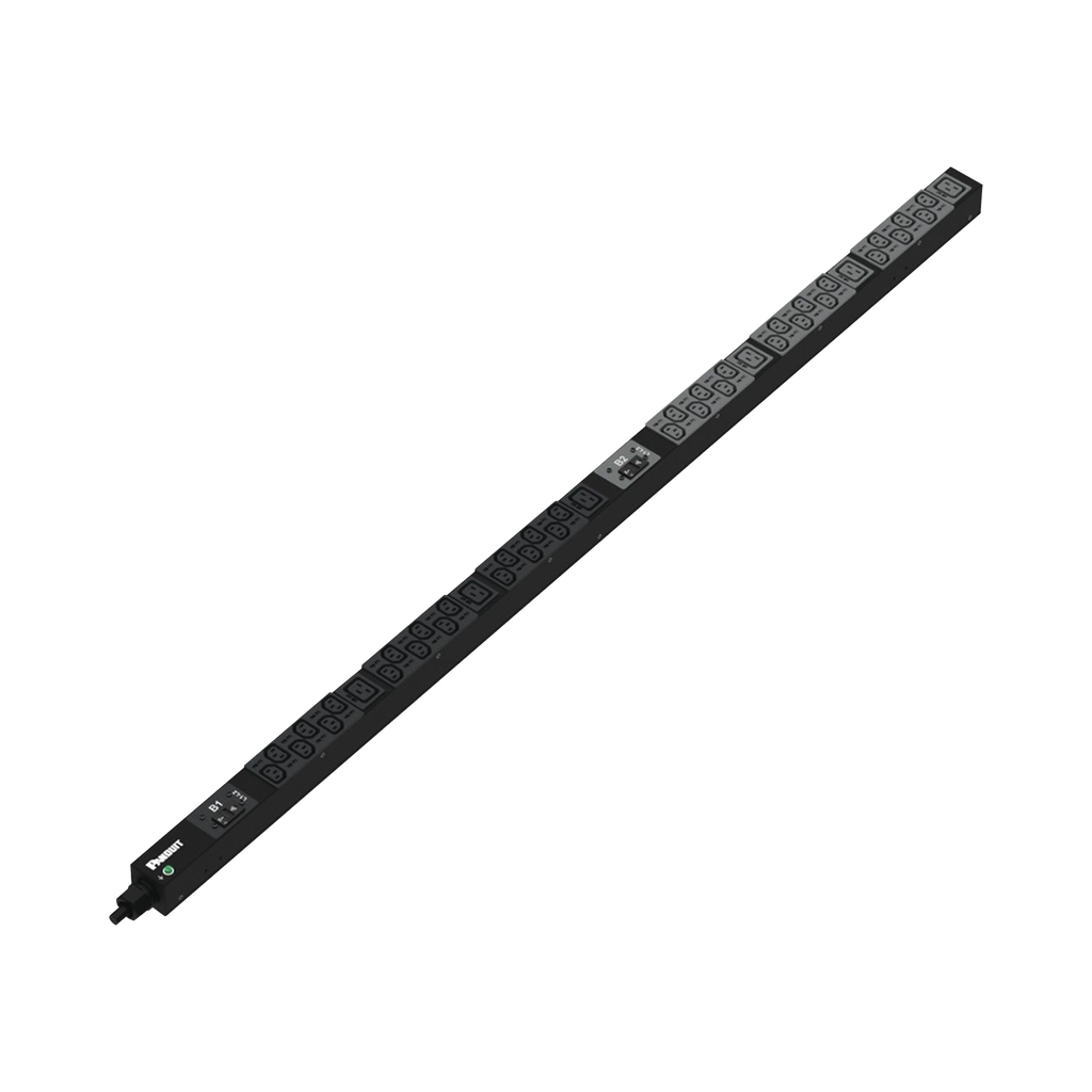 [P42B17M] PDU Básico para Distribución de Energía, Enchufe de Entrada NEMA L6-30P, Con 36 Contactos C13 y 6 C19, de Instalación Vertical, 30 Amp, 208 Vca