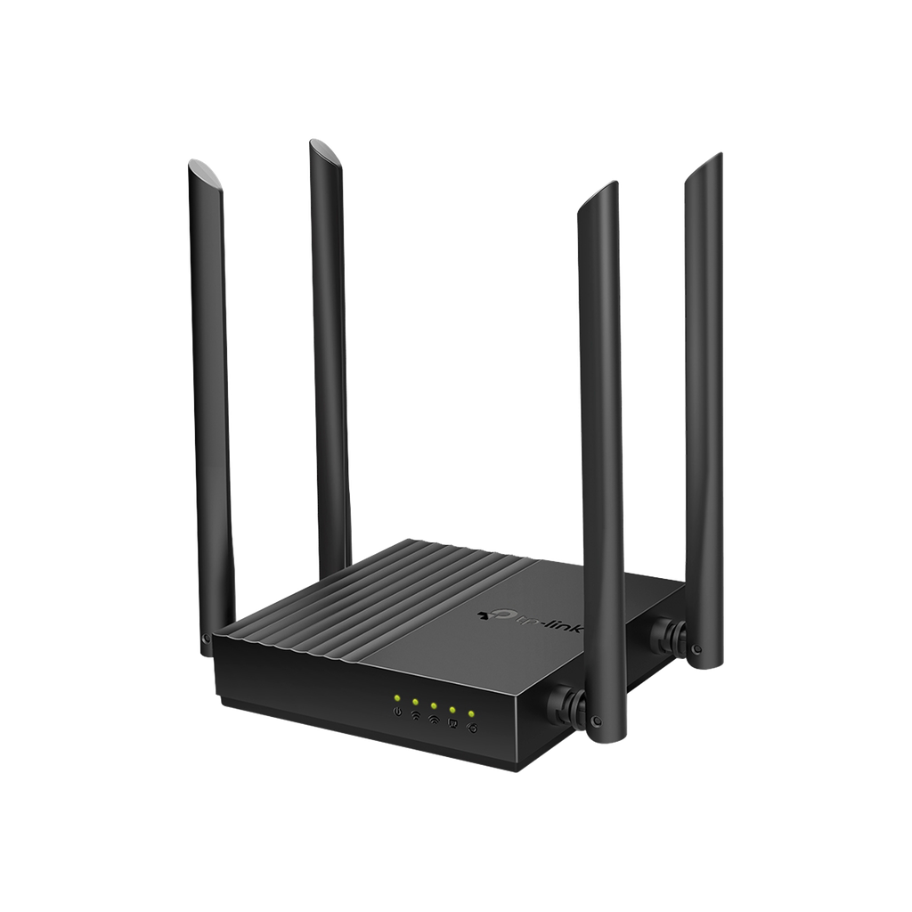 [ARCHERC64] Router Inalámbrico AC 1200 / Doble Banda MU-MIMO / 1 puerto WAN 10/100/1000 Mbps / 4 puertos LAN 10/100/1000 Mbps / Compatible con EasyMesh / Administración Web o App Tether