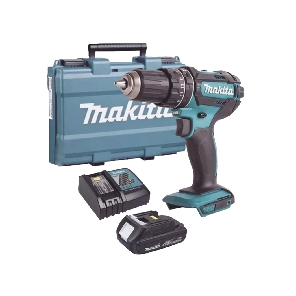 [DHP482SY] ROTOMART. ATORN. 1/2INV.V.R. 0-600 0-1900 RPM LI-ION 1 BAT. 1.5 A.H Y CARG C/LUZ FRENO MALETIN 18V