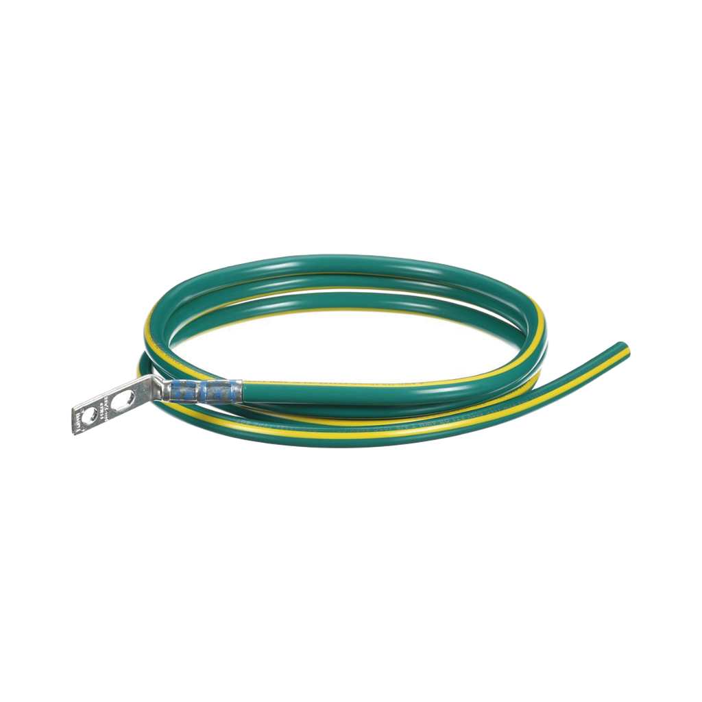 Kit de Jumper para Conexión de Gabinete o Rack de Telecomunicaciones a Barra de Tierra Física, 6 AWG, 1.52 m de Largo