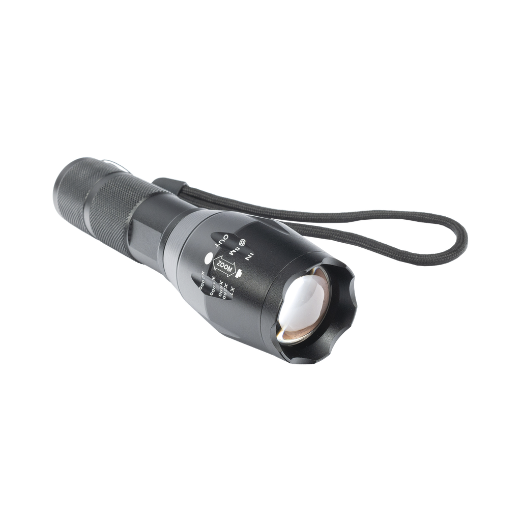 Linterna LED de Aluminio, 800 Lúmenes, IPX4, Resistente al Agua