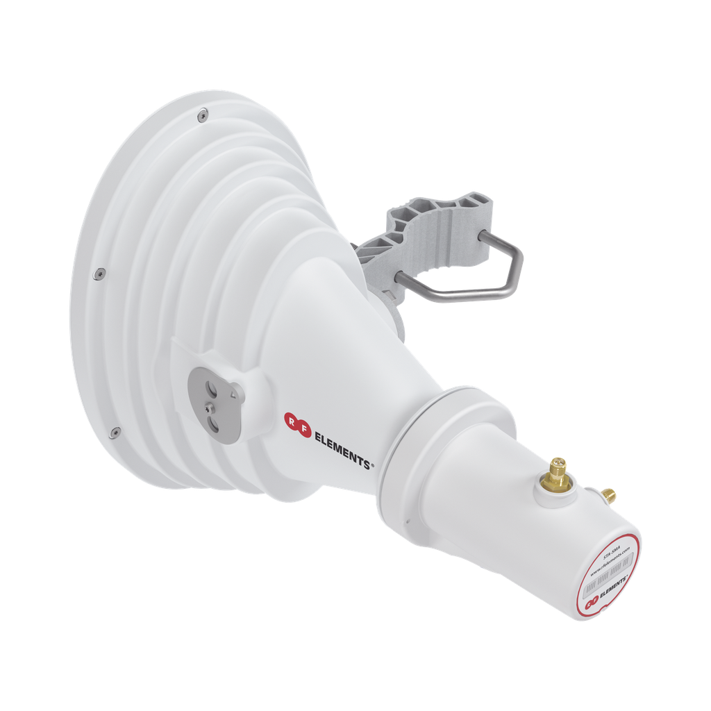 [STH-A45-USMA] Antena Sectorial Asimétrica Starter Horn de 45º, 5150 - 5950 MHz, ganancia de 17 dBi, conexión directa con radios IS-5AC, PS-5AC y IS-M5, conexión RP-SMA