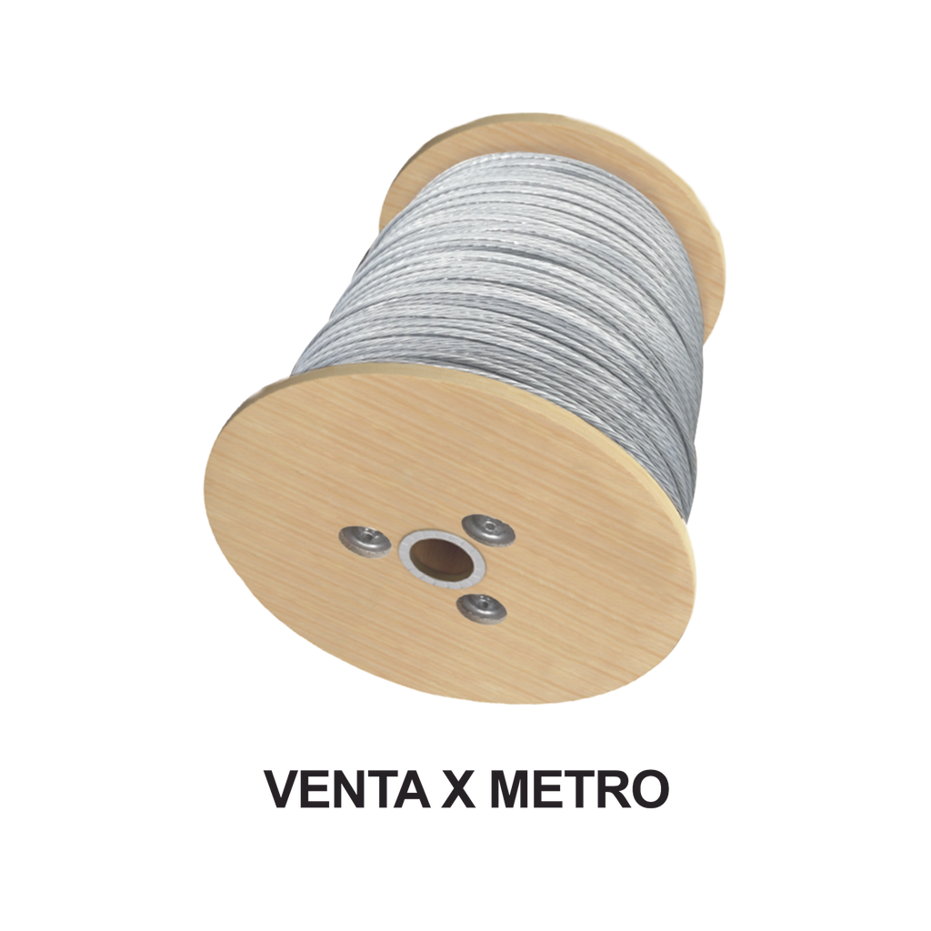 Cable Retenida 7 Hilos, Resistencia 1293 Kg. Diámetro 3/16 (Venta x metro).