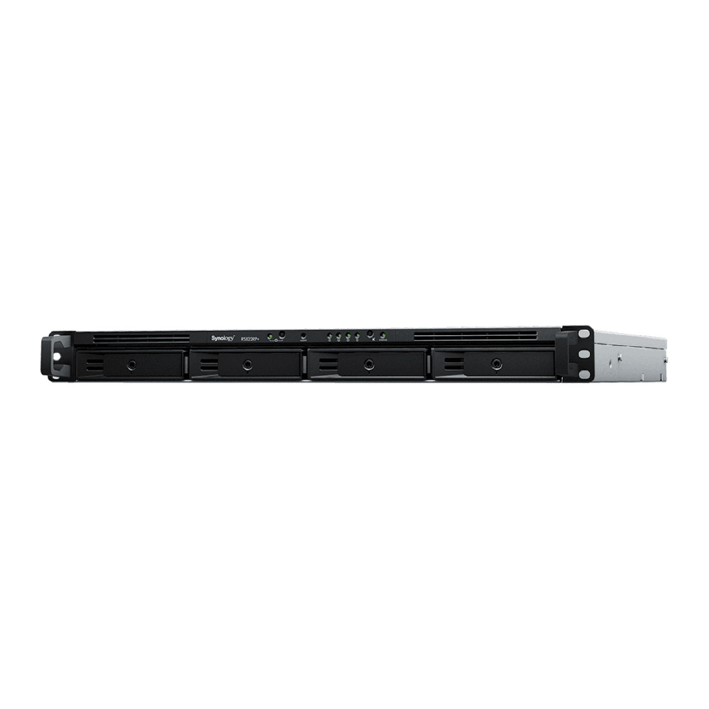 [RS822RP+] NAS RackStation RS822RP+ | 4 Bahías | 1U | AMD Ryzen V1500B | 32 GB DDR4 ECC | 4 Puertos 1GbE | Expansión PCIe | Compatibilidad con RAID | Caché SSD | Unidades de Energía Redundantes.