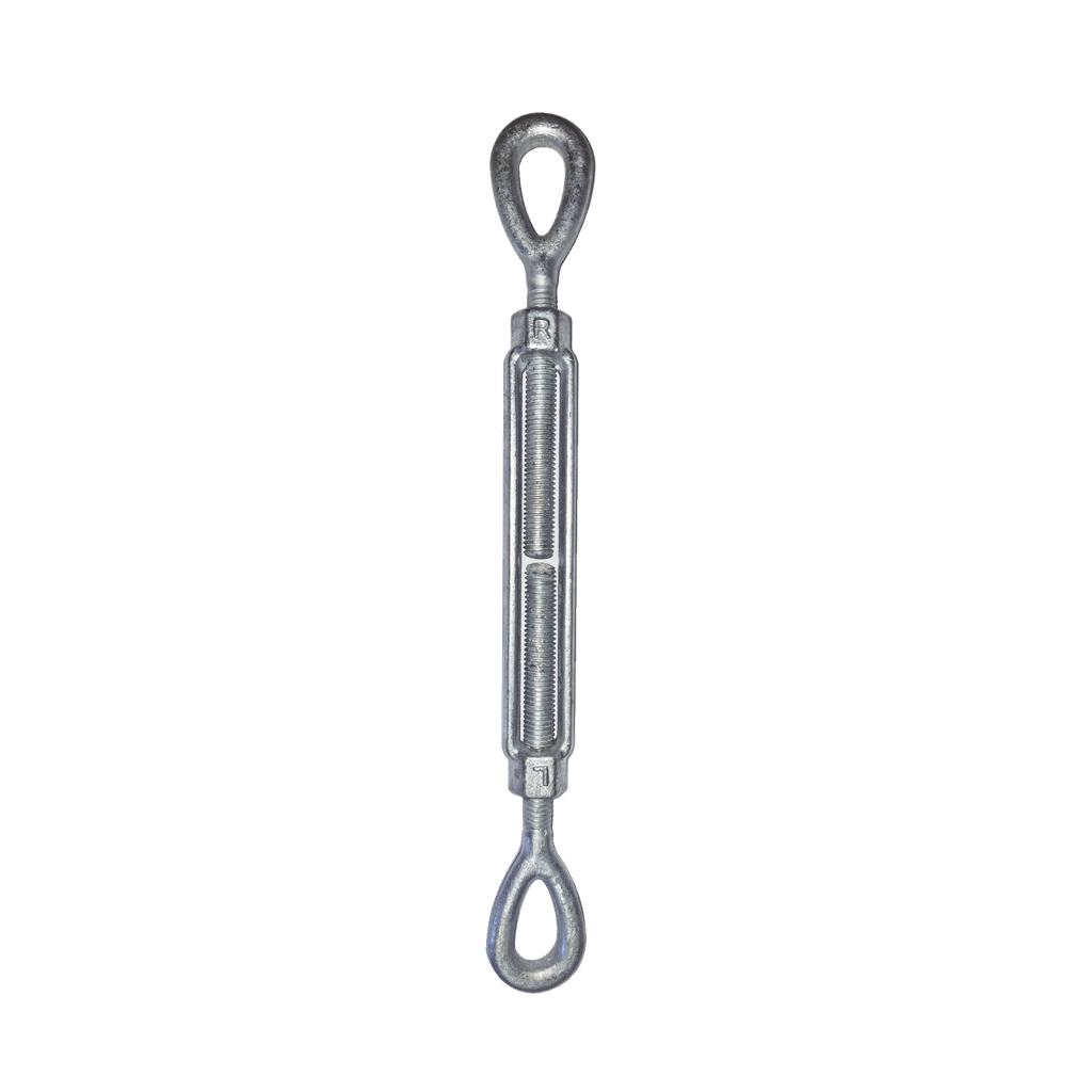 Tensor de 5/8 x 9 Acero Forjado OJO-OJO Galv. Inmersión en Caliente (Carga Max. 3500 lbs).