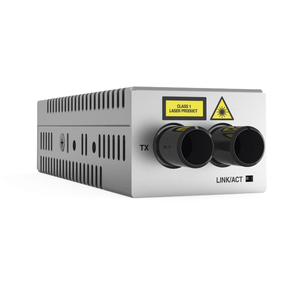 Mini Convertidor de medios de cobre a fibra MultiModo de escritorio 1000TX a 1000SX conector ST