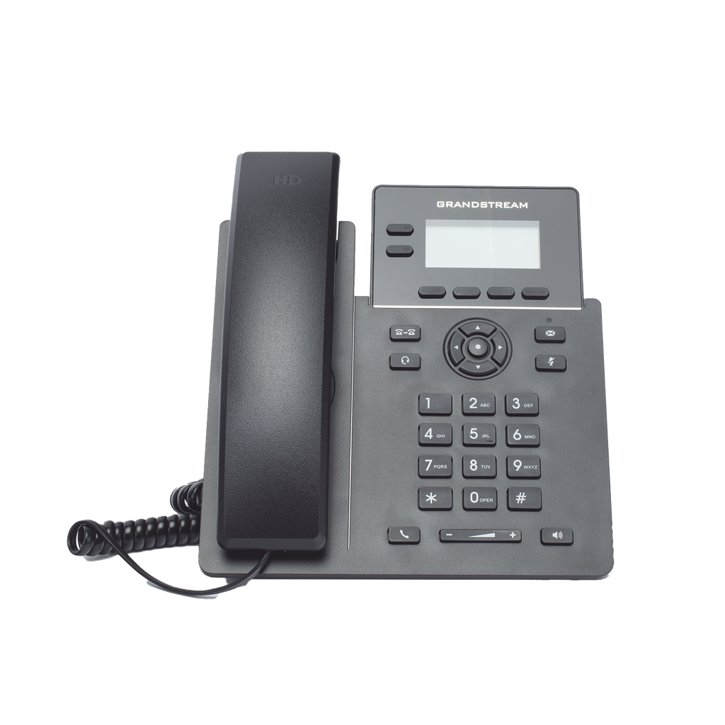 [GRP2602G] Teléfono IP Grado Operador, 2 líneas SIP con 4 cuentas, puertos Gigabit PoE, codec Opus, IPV4/IPV6 con gestión en la nube GDMS