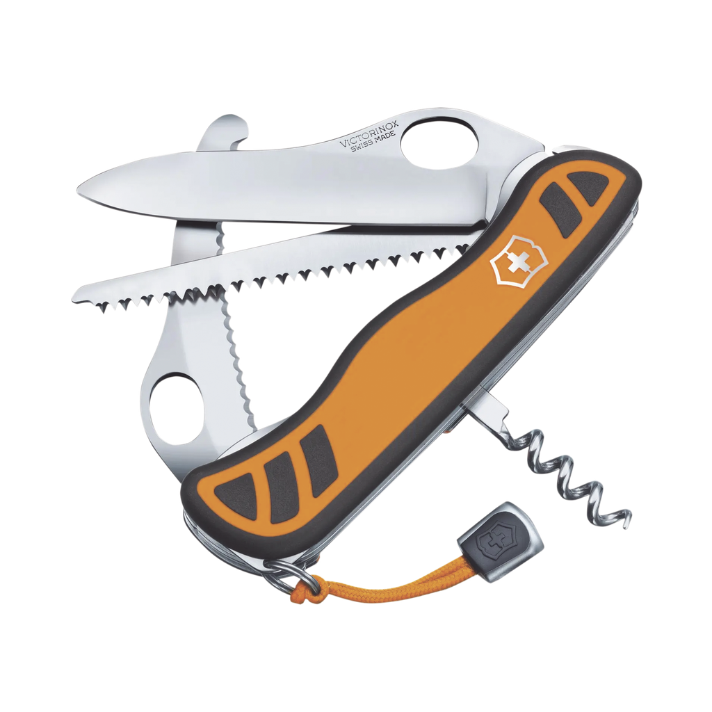 [MC9] Navaja Victorinox Grande Hunter XT Grip Multiherramienta con Cachas y 6 Funciones. Hojas para una Mano.