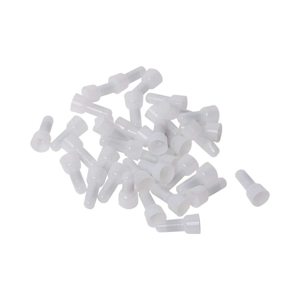 [PST-C040-01] Bolsa con 250 Terminales tipo Campanas / Capuchón para empalme final de cable calibre 14-22Awg