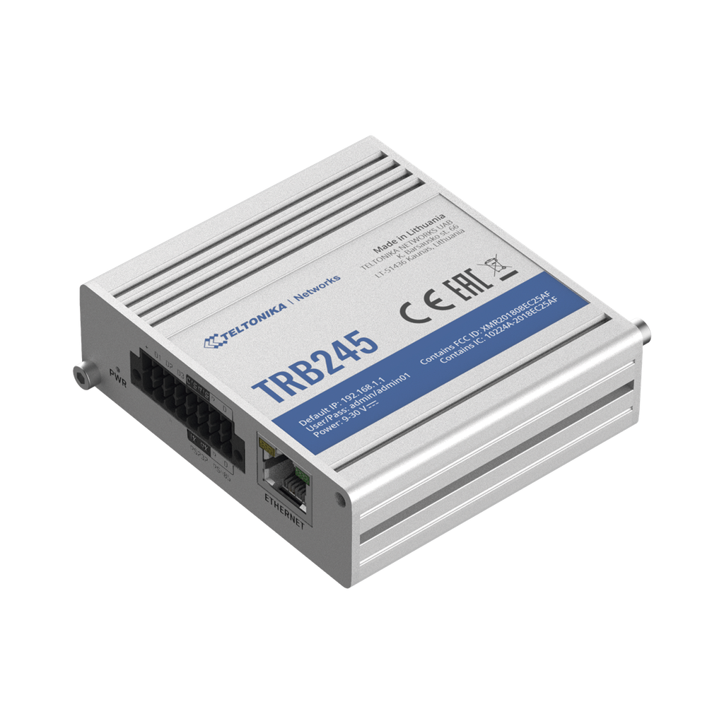 Gateway Industrial LTE M2M (Cat 4), puertos Serial RS232/RS485