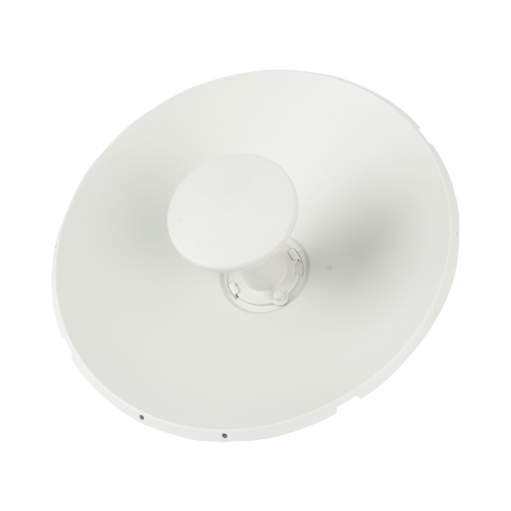 Antena direccional tipo plato de 25 dBi / Rango de frecuencia de 5.150 a 7.125 GHz / MIMO 2X2 / Para climas Hostiles IP67