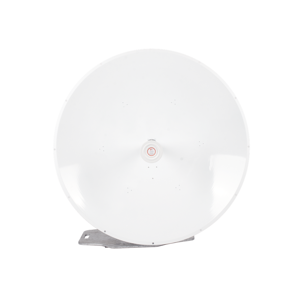 Antena direccional de 4 ft, 5.1 a 7.125 GHz, Ganancia 36 dBi, Conectores RP-SMA Hembra, Polarización doble, incluye montaje para torre o mástil