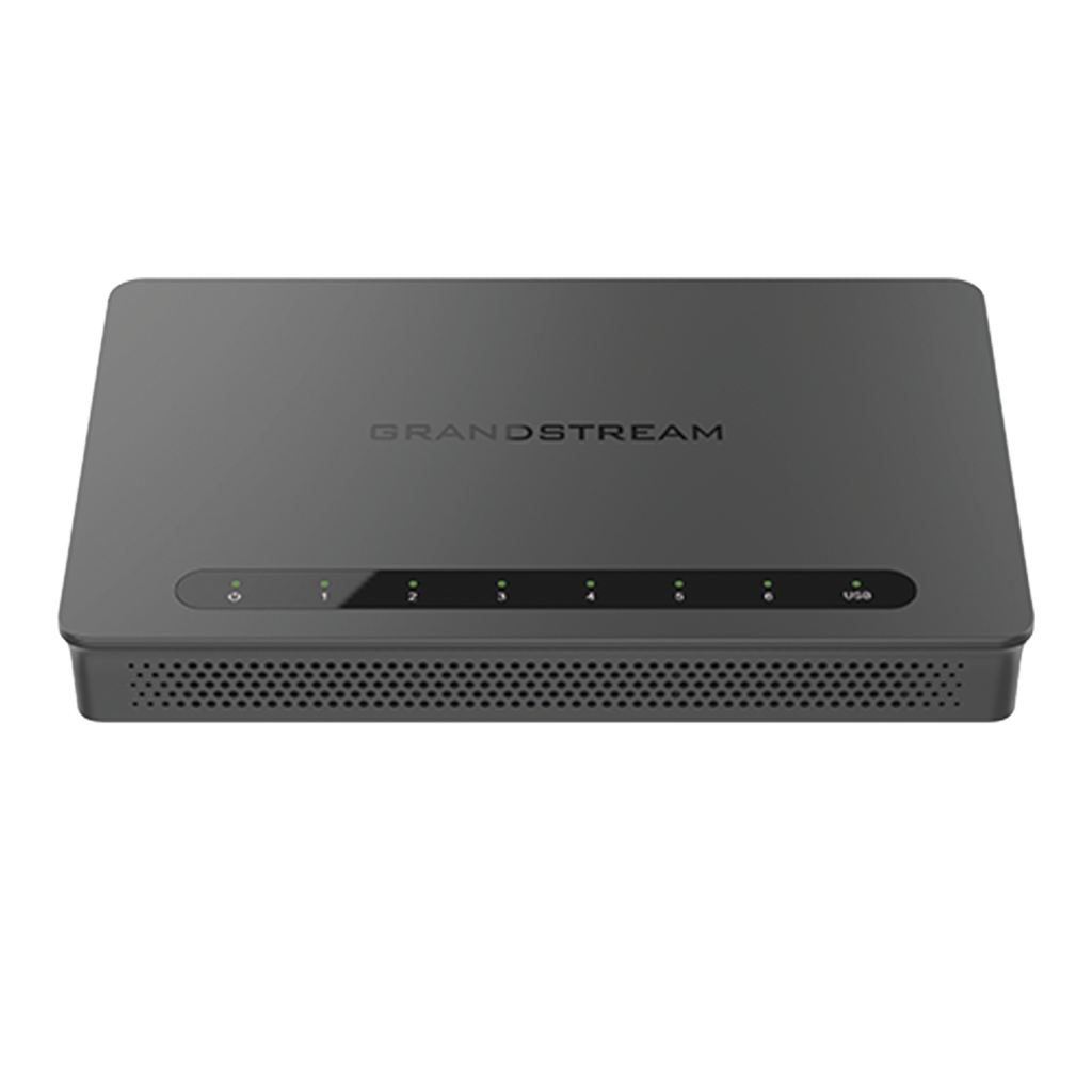 Router Gigabit VPN / Balanceador de cargas / 30,000 sesiones NAT /  4 puertos 10/100/1000 Mbps + 2 puertos SFP (WAN/LAN) / 1 puerto entrada PoE(af/at) / 2 puertos salida PoE (af/at) / Compatible con GWN Cloud.