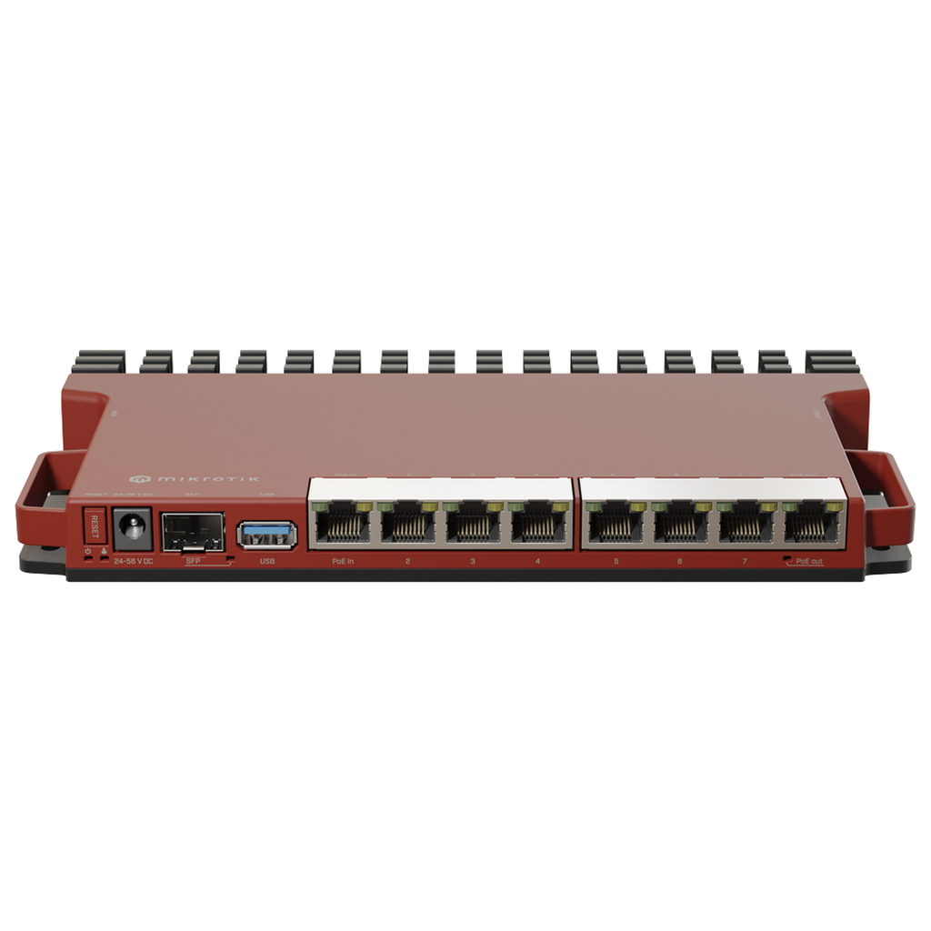 Router con CPU ARM / 8 Puertos GE / SFP 2.5G / montaje 1U