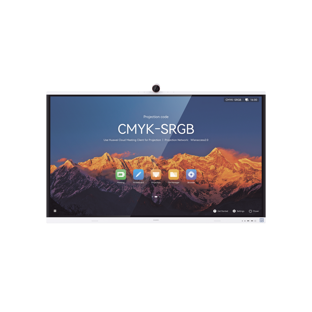 HUAWEI IdeaHub S2, Pantalla interactiva para Colaboración Inteligente, 86, 4K UHD, Harmony OS, Wi-Fi 6, Cámara inteligente, Funcionalidad BYOM.