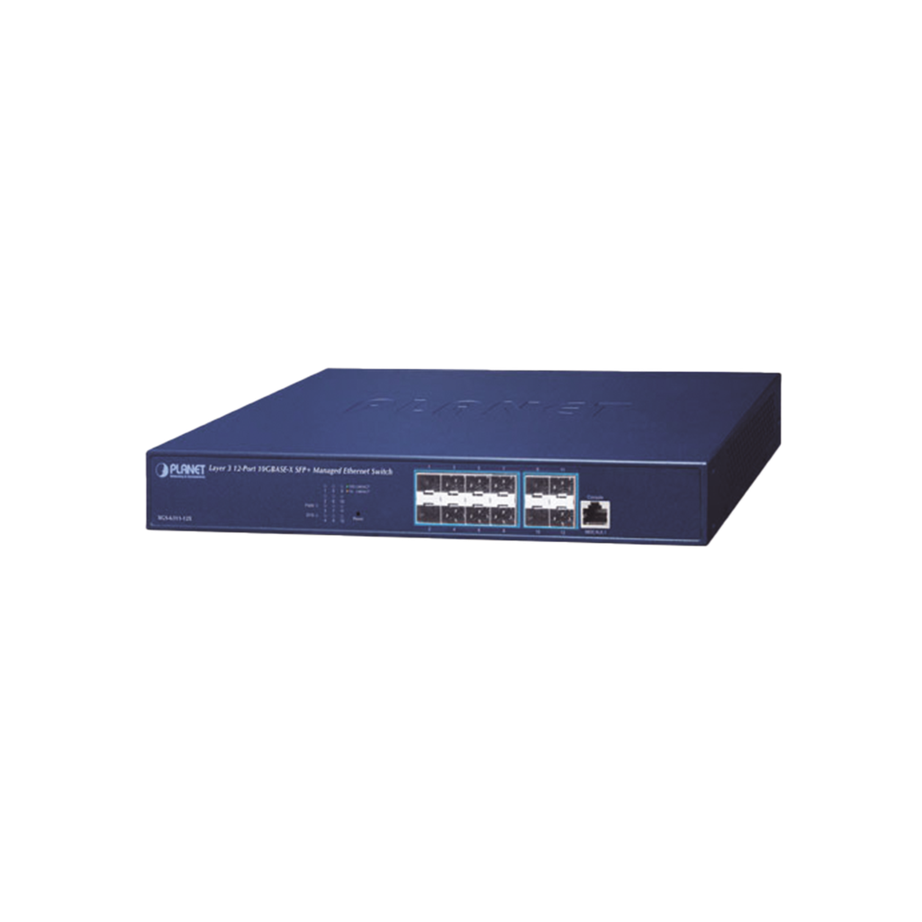 Switch Administrable Capa 3, 12 Puertos SFP+ 10G BASE-X, 1 Puerto de Consola  RJ45.