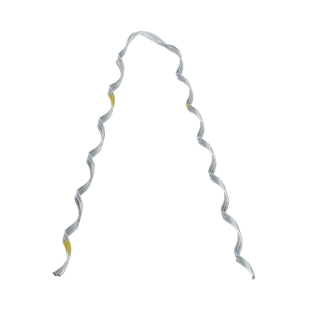 Remate Preformado de Acero Galvanizado para fibra Mini-ADSS diámetros 6 - 7 mm (Preformado con tecnología sin polvo abrasivo) Estructura de 3 Hilos