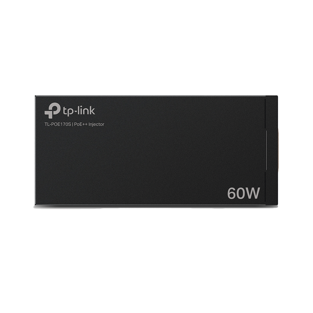 Inyector PoE++ (60W) / Gigabit 802.3 af/at/bt / 2 puerto 10/100/1000 Mbps / Plug and Play / Fuente alimientación Integrada