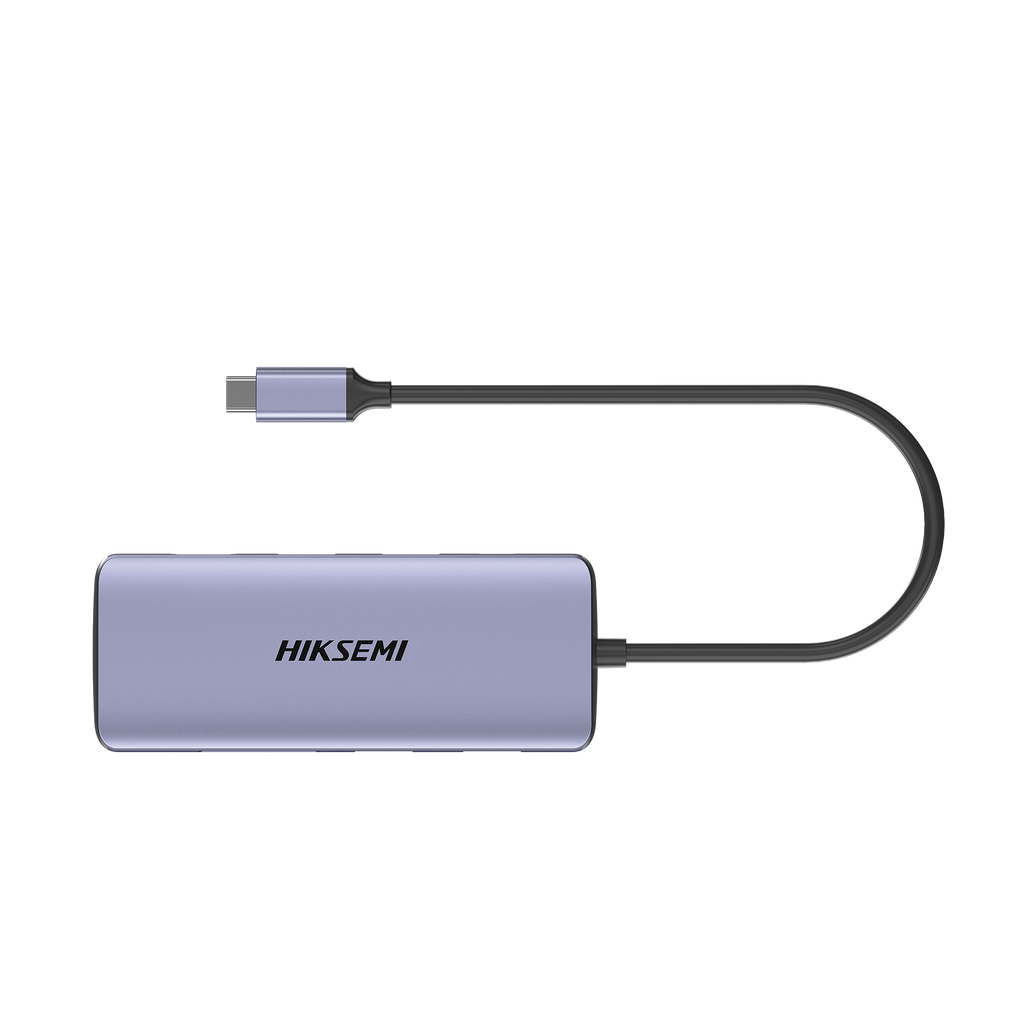 Hub (Adaptador) USB - C / 8 en 1 / 1 Salida HDMI (4K) / 1 Salida USB 2.0 / 3 Salidas USB 3.0 / 1 Salida SD (Memoria SD) / 1 Salida TF (Micro SD) / 1 Entrada USB - C (Carga Rapida / 100 Watts)