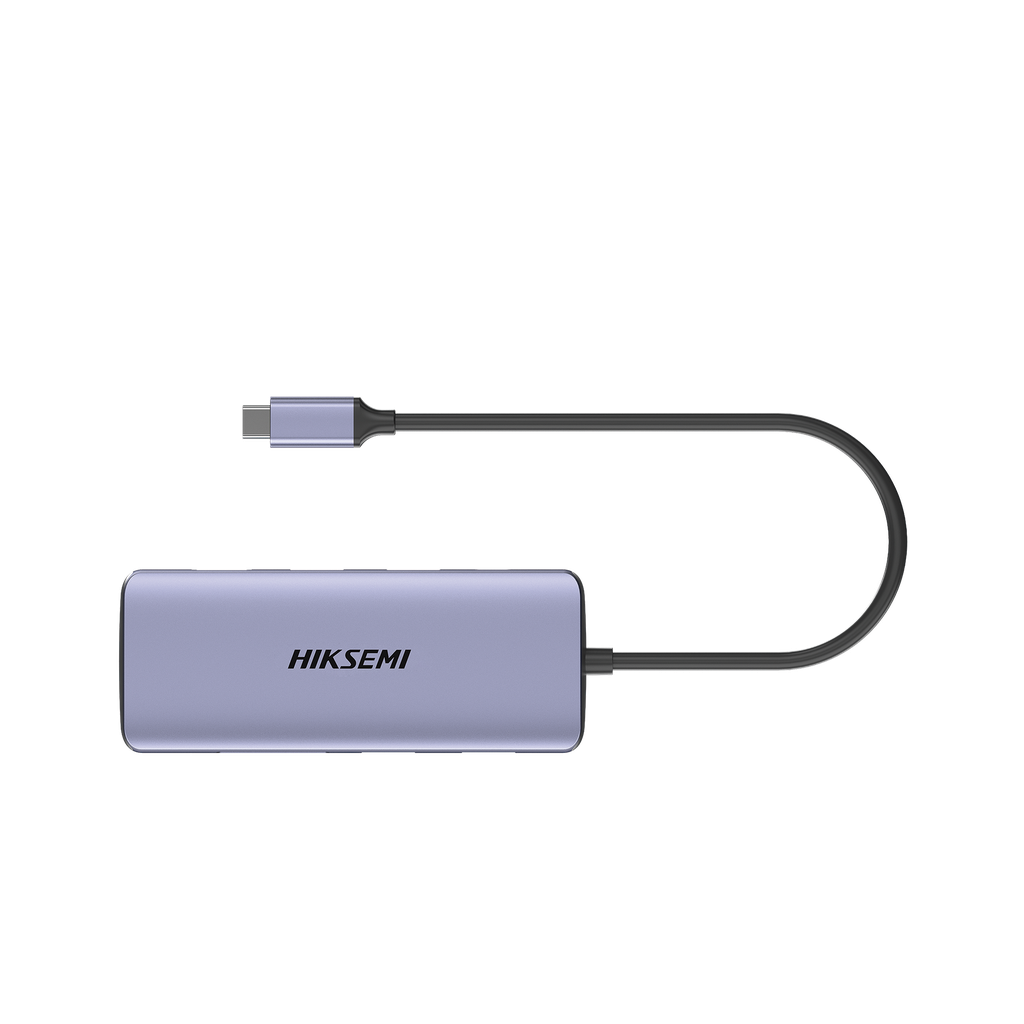 [HS-HUB-DS11] Hub (Adaptador) USB - C / 11 en 1 / 1 Salida HDMI (4K) / 2 Salida USB 2.0 / 2 Salidas USB 3.0 / 1 Salida VGA / 1 Salida SD (Memoria SD) / 1 Salida TF (Micro SD) / 1 Salida de Audio (8 - 48 KHz) / 1 Salida RJ45 / 1 Entrada USB - C (Carga Rapida)
