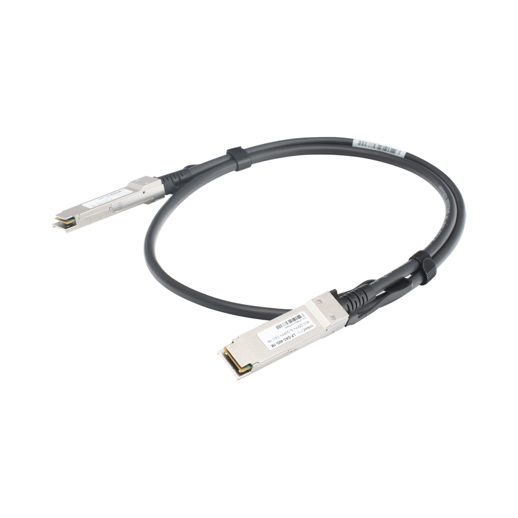 Cable DAC QSFP+ de 40 Gbps a 40 Gbps / Passive Direct Attach Copper Twinax Cable / Longitud: 1 metros