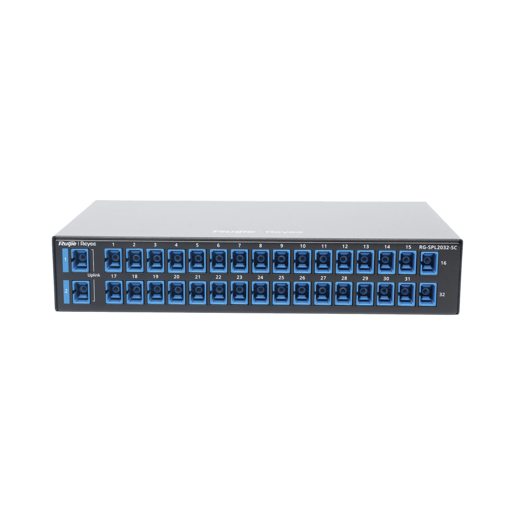 e-Lighten Splitter Pasivo 2/32, Puertos PON SC/UPC, Frecuencias soportadas de 1260nm a 1650nm con hasta 500 mW de Potencia de Entrada