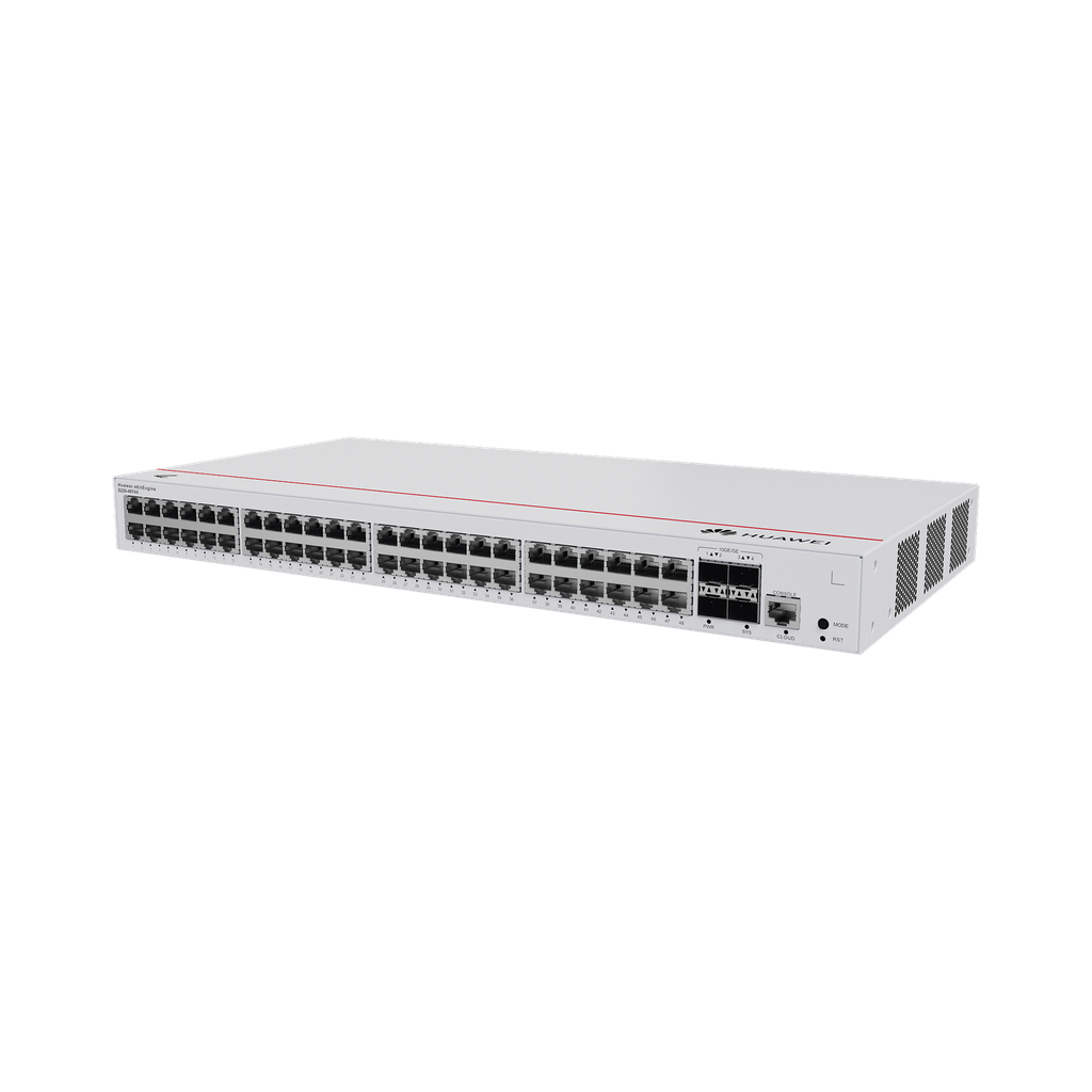 Switch de Acceso Gigabit Administrable  Capa 2 / 48 puertos 10/100/1000 Mbps / 4 Puertos 1GE SFP Uplink / ERPS  / IMGP Snooping / DHCP Snooping / Administración Nube Gratis