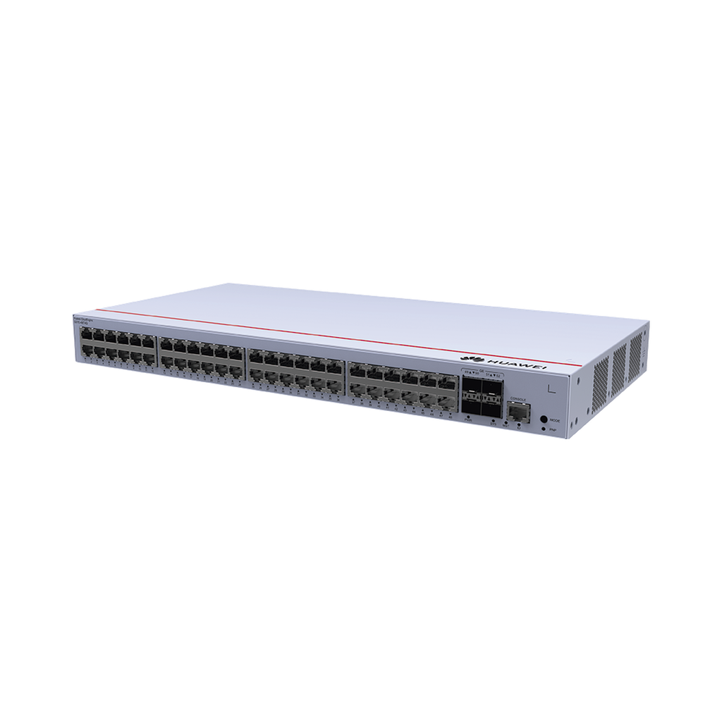 Switch de Distribución/Core Gigabit Administrable  Capa 3 / 48 puertos 10/100/1000 Mbps  / 4 Puertos 1GE SFP Uplink / ERPS / Rutas Estáticas / iStack / Administración Nube Gratis