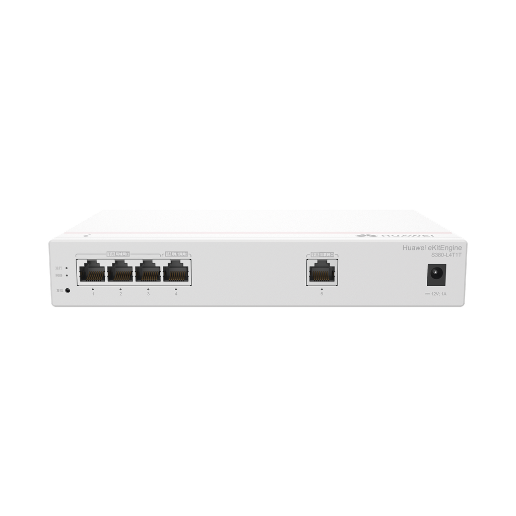 [S380-L4T1T] Router eKit / 1 Puerto WAN Gigabit / 1 Puerto LAN/WAN Gigabit / 3 Puertos  LAN Gigabit / Rendimiento de 1 Gbps / Controlador (32 APs) / Hasta 150 clientes / Libre de licenciamiento