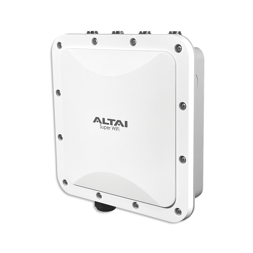 Punto de Acceso Industrial Super Wi-Fi 6 Conectorizado 2x2, Doble Banda Simultanea en 2.4 y 5 GHz, Hasta 400 m de Cobertura, 512 Usuarios Concurrentes