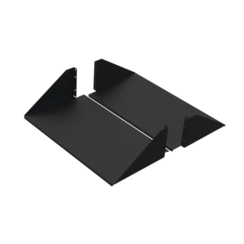 Charola Para Soportar Equipos en Rack de 19in, Frontal y Posterior, Capacidad de 136 Kg, 3UR