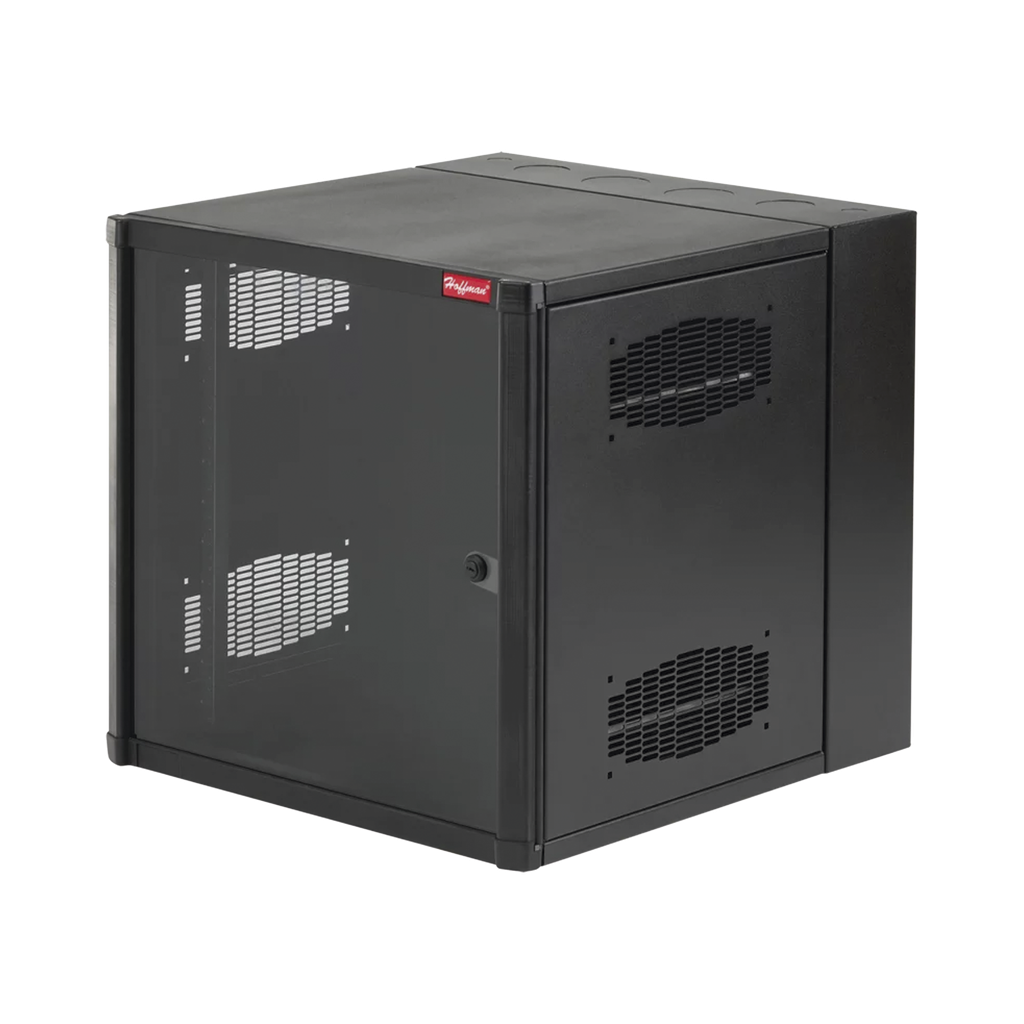 [EWMW242425] Gabinete AccessPlus de Montaje en Pared de 19in, Rieles Numerados y Roscados #10-32, Puerta con Ventana de Seguridad, 600 mm de Ancho, 637 mm de Profundidad, 12 UR, Color Negro