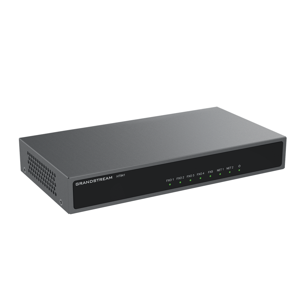 Gateway Analógico 4 FXO (Conectar Lineas Analógicas) / Puertos FXO y FXS / 3 Perfiles SIP / NAT / PoE / TR069 / Fax T.38 / 3 Vías Conferencia / AES / Failover SIP