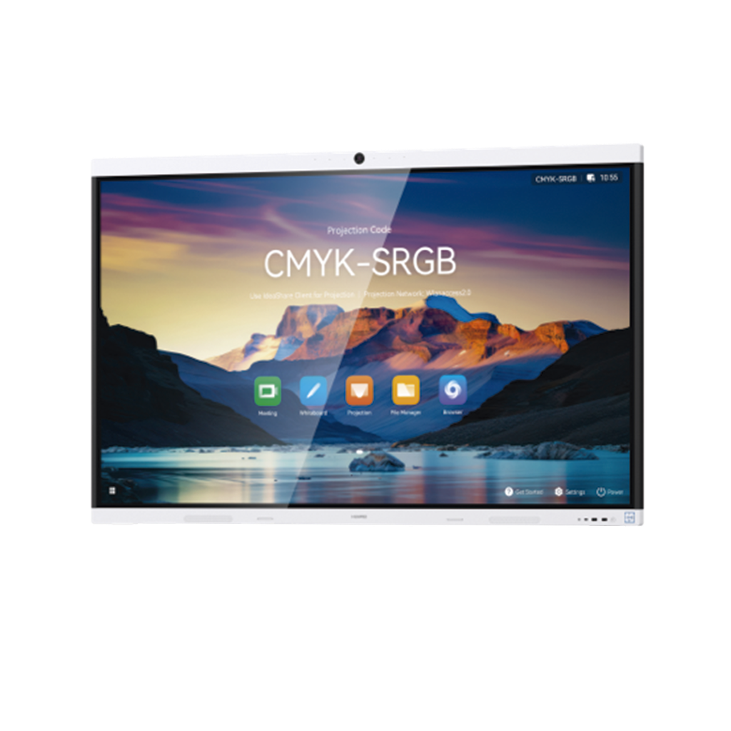 HUAWEI IdeaHub B3, Pantalla interactiva para Colaboración Inteligente, 86, 4K UHD, Harmony, Wi-Fi 6, Seguimiento de Voz, BYOM, Administración desde la Nube Gratis, blanco Jade