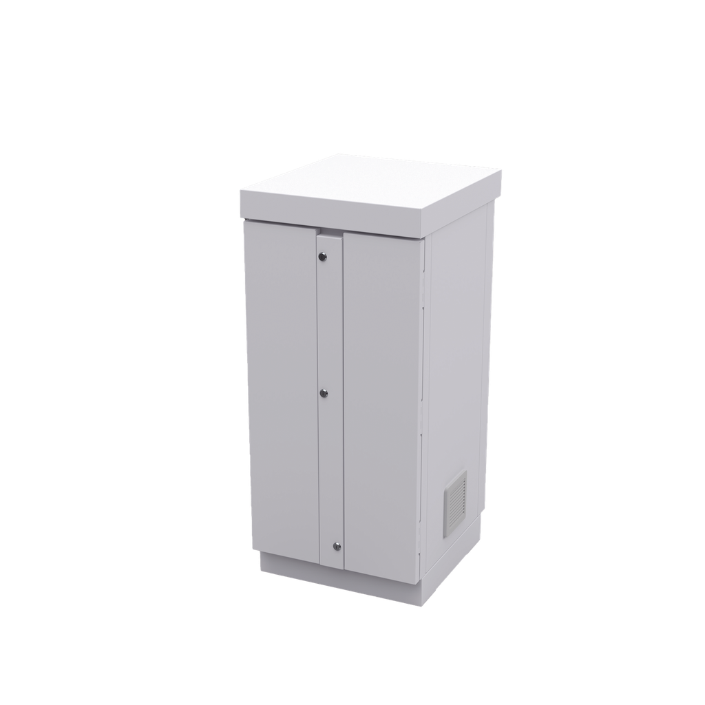 [EFCB051106W] Gabinete de Seguridad de Lámina Galvanizada  para Almacenamiento de Baterías (Hasta 6 baterías PL110D12).