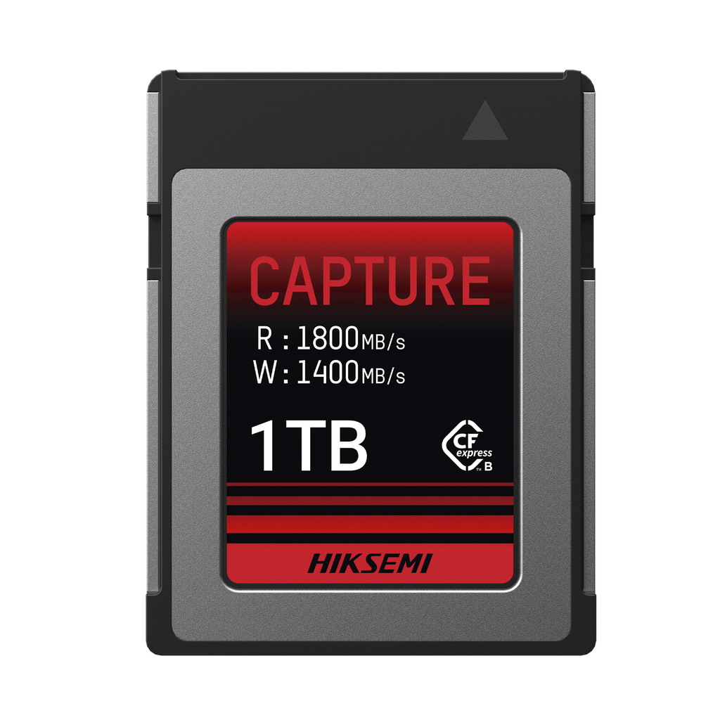 [HS-CFE-E300/1T] Memoria CFexpress tipo B / Clase 10 de 1 TB  / Especializada para Cámaras de Fotografía y Video  / 1800 MB/s Lectura / 1600 MB/s Escritura