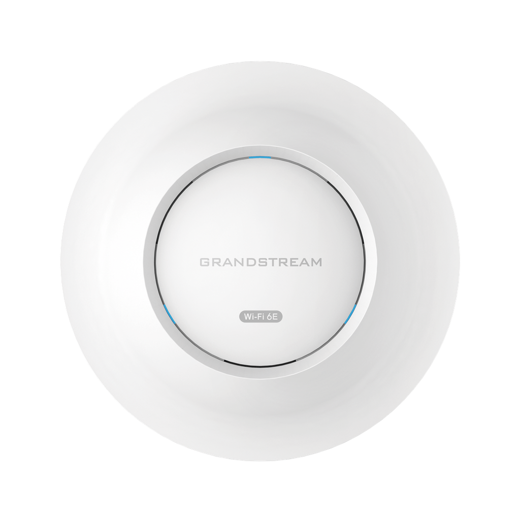 Punto de acceso Wi-Fi 6E tribanda GWN 802.11ax, con administración desde la nube gratuita o stand-alone.