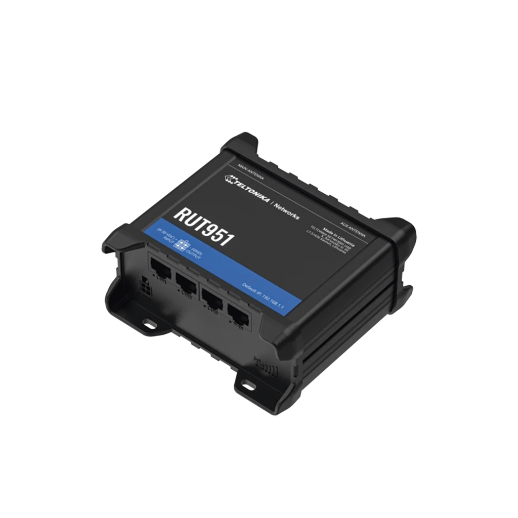 [RUT951] Router 4G Industrial con VPNs Avanzadas / Dual SIM / Gestión Remota (Opcional RMS)