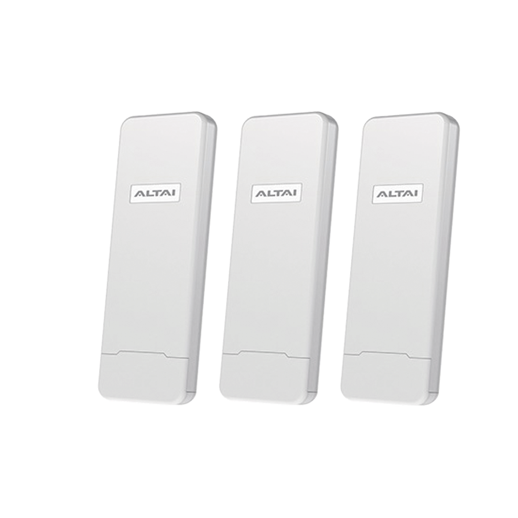 [3-PACK-C1N] Paquete de 3 Puntos de Acceso C1N Wi-Fi, PTMP en 2.4 GHz , Antenas Sectorial de 70° de 10 dBi, Hasta 800 m de Cobertura, Antena de 10 dBi, Soporta Fichas-Vouchers. Administración en Nube Gratis con INSIGHT (Con Versión HW 4.0 en Adelante