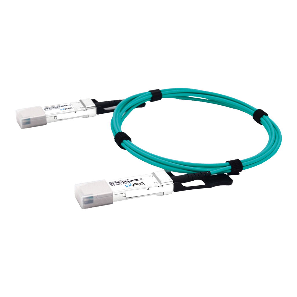 [LP-AOC-200G-2M] Cable AOC QSFP56 de 200 Gbps a 200 Gbps / Cable de fibra óptica Activo / Longitud: 2 metros