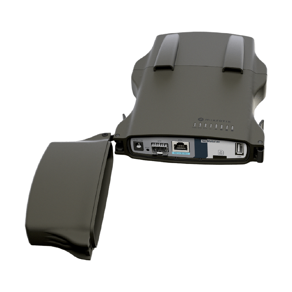 [L23UGSR-5HAXD2HAXD-NM] (NetMetal ax) ? Radio conectorizado Wi-Fi 6 doble banda, Gigabit y SFP+ 2.5G para exteriores