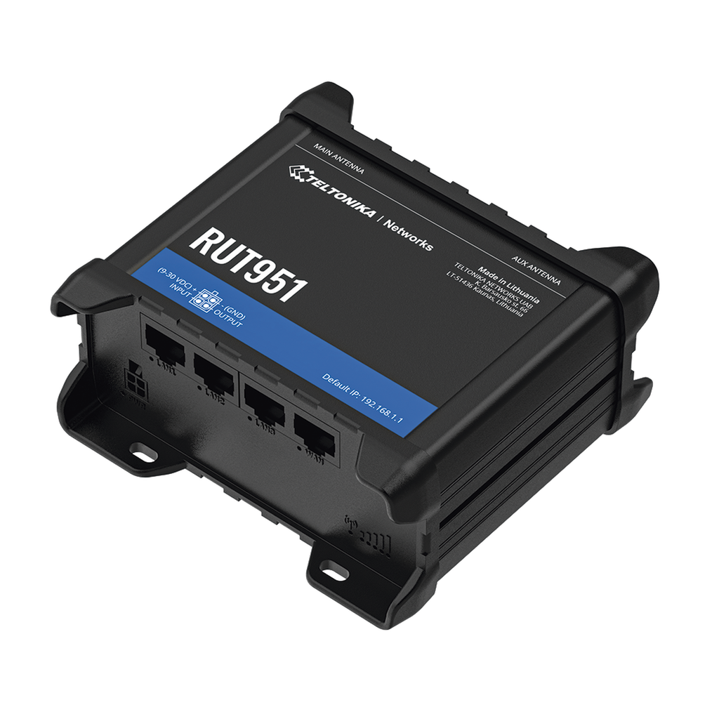 Industrial Cellular Router, 2 Ethernet Ports RJ45, WiFi 802.11b/g/n, WAN Failover