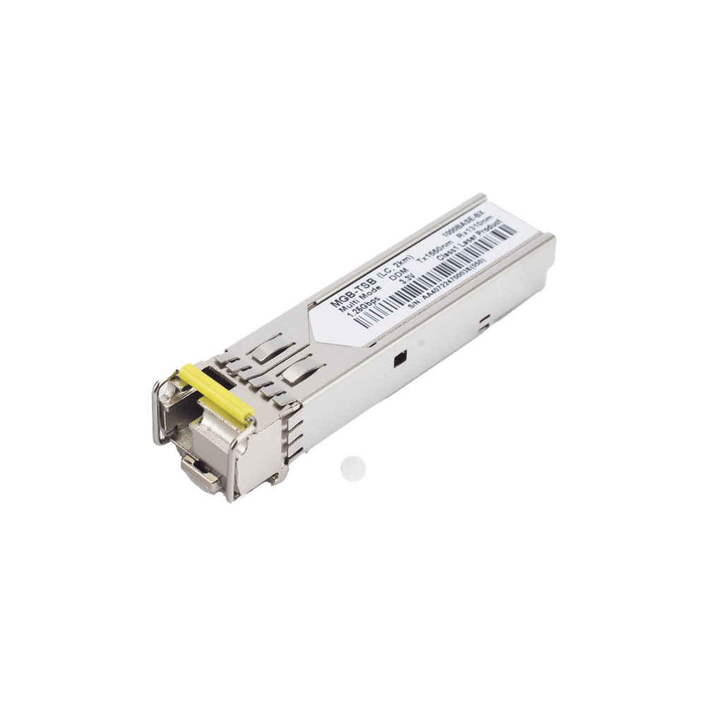 Módulo mini-GBIC SFP-Port 1000BASE-BX (WDM, TX:1550nm), 2 km (-40~85 grados C)