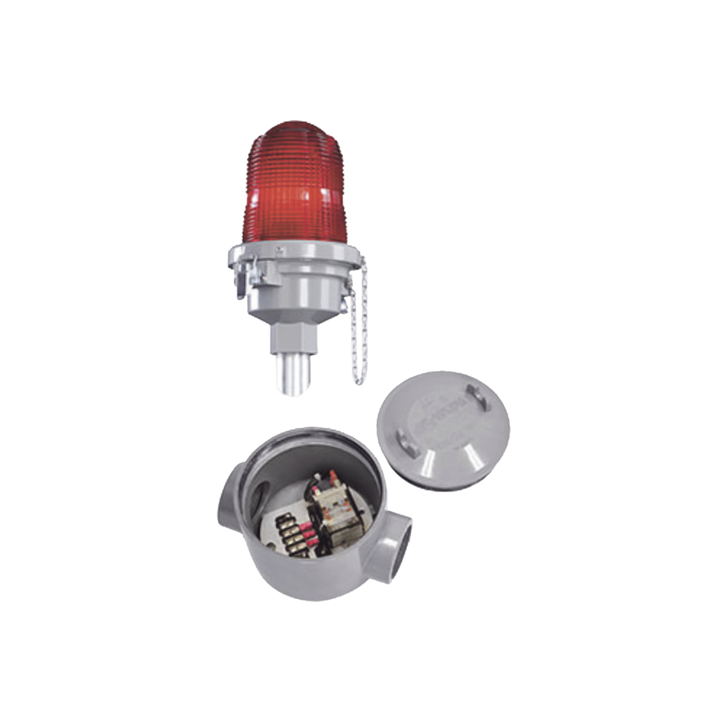 Relevador de transferencia para Lampara de Luz de Obstrucción LOD.